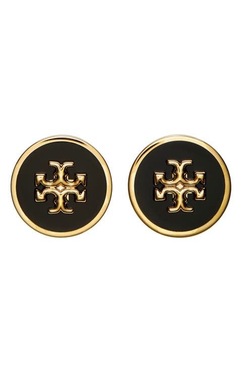 Icon Enamel Stud Earrings