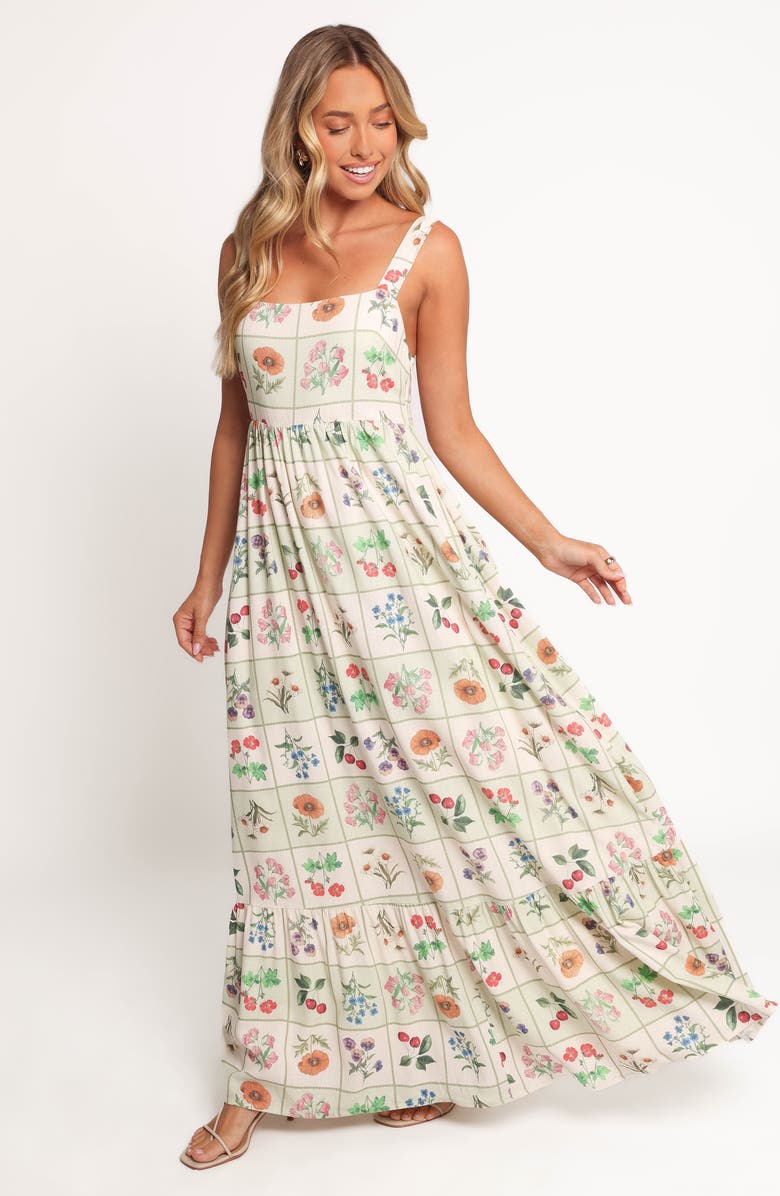 Petal & Pup Reid Printed Maxi Sundress, Alternate, color, Flower Market