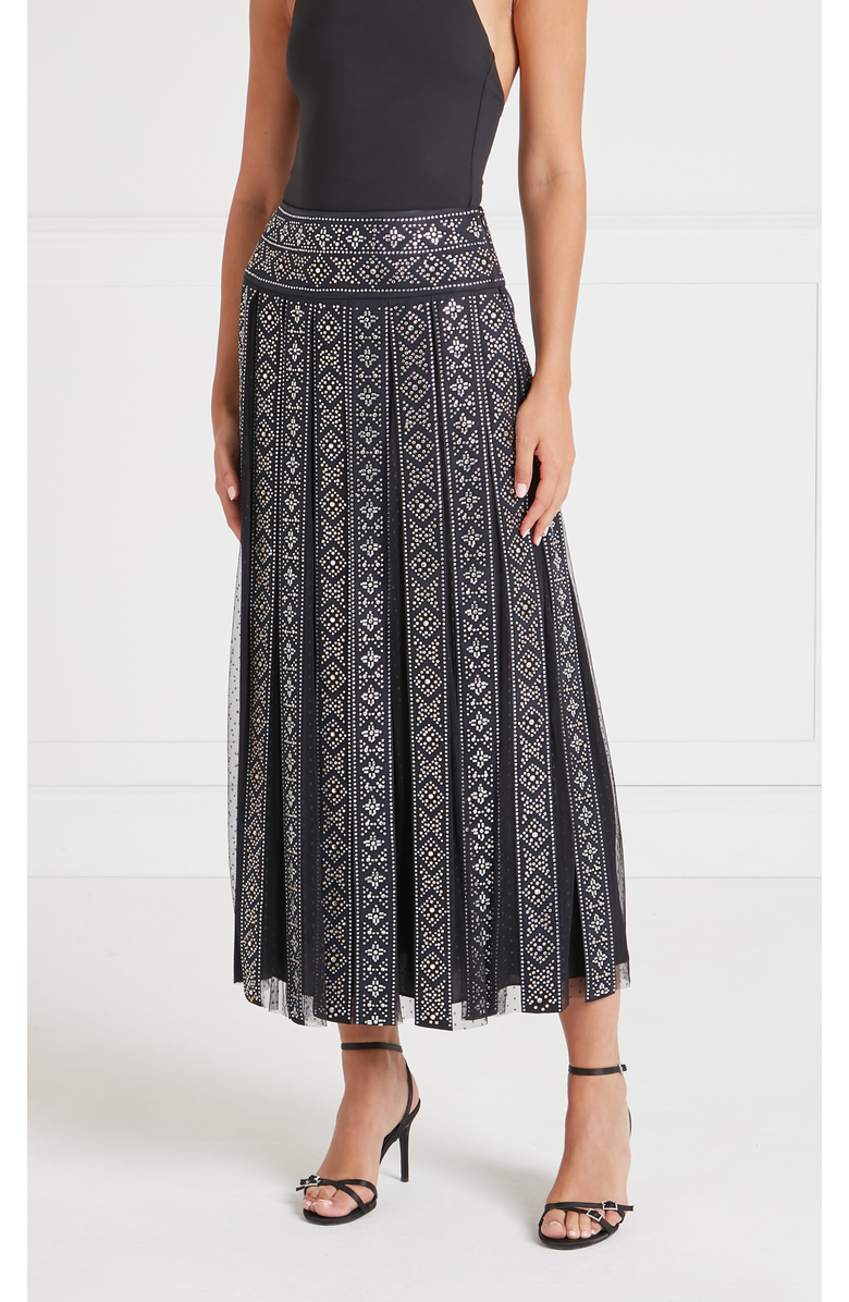 Temperley London Gallantry Skirt, Alternate, color, Black
