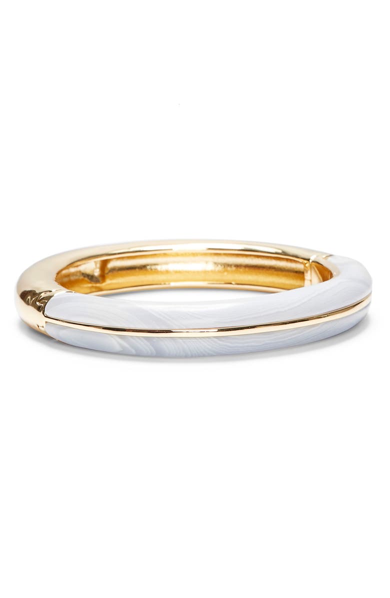 Vince Camuto Inlaid Stone Bangle, Alternate, color, 