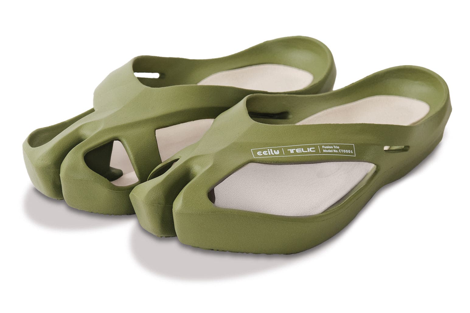 Stepping Stones Caring Reflexology Slide Sandal, Alternate, color, Mosstone