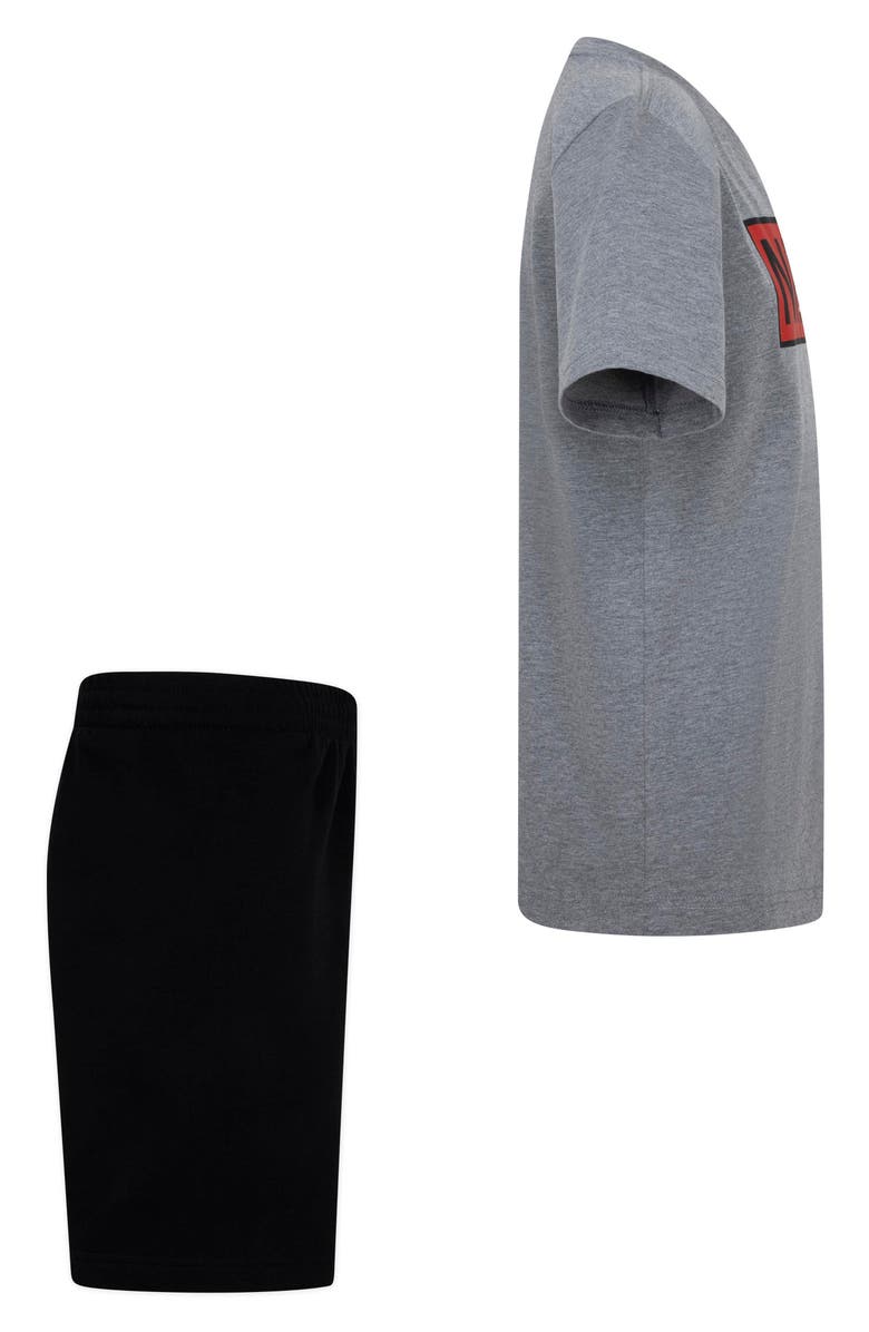 3 Brand Kids' Plate Logo Graphic T-Shirt & Shorts Set, Alternate, color, 