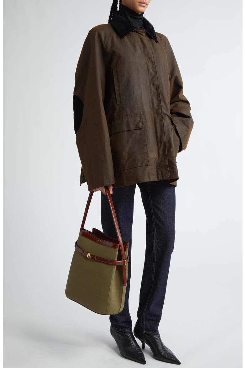 Country Waxed Organic Cotton Jacket, Alternate, color, BARK