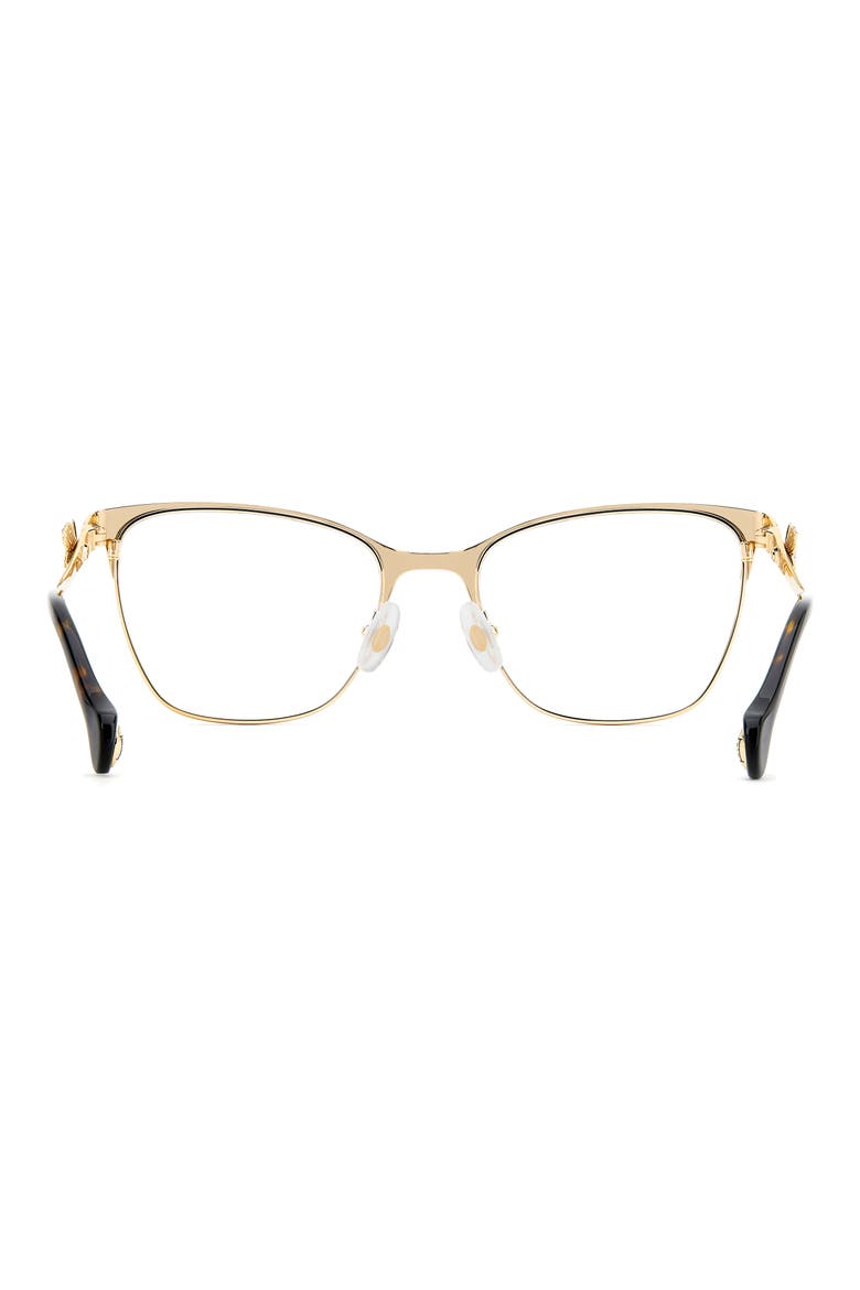 54mm Cat Eye Reading Glasses, Alternate, color, BURGUNDY GOLD