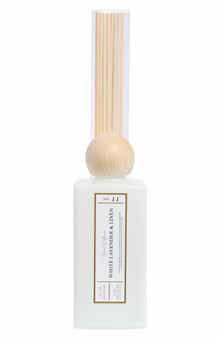 PORTOFINO CANDLES White Lavender & Linen Milkglass Reed Diffuser