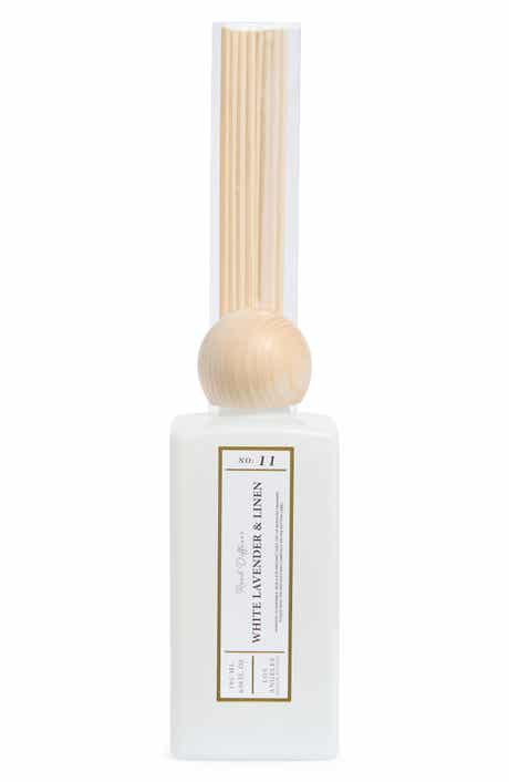 PORTOFINO CANDLES White Lavender & Linen Milkglass Reed Diffuser