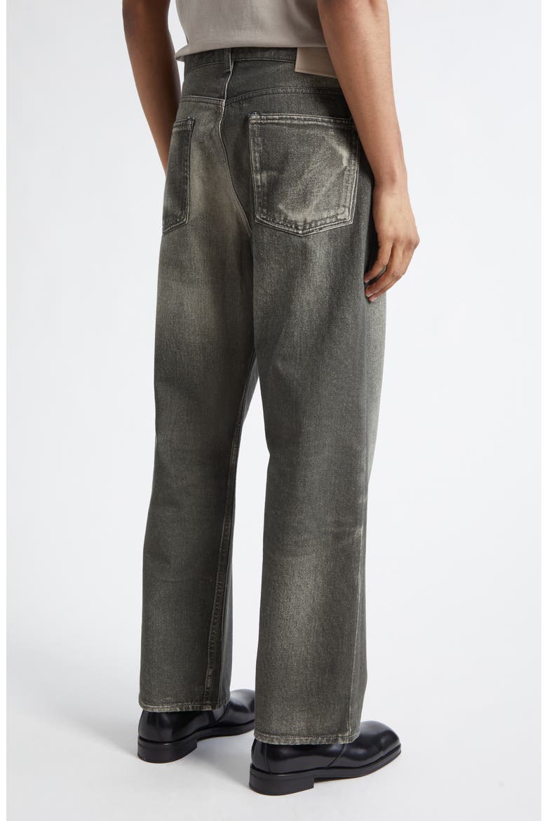 Third Cut Trompe l'Oeil Straight Leg Jeans, Alternate, color, DIGITAL BLACK AURORA PRINT