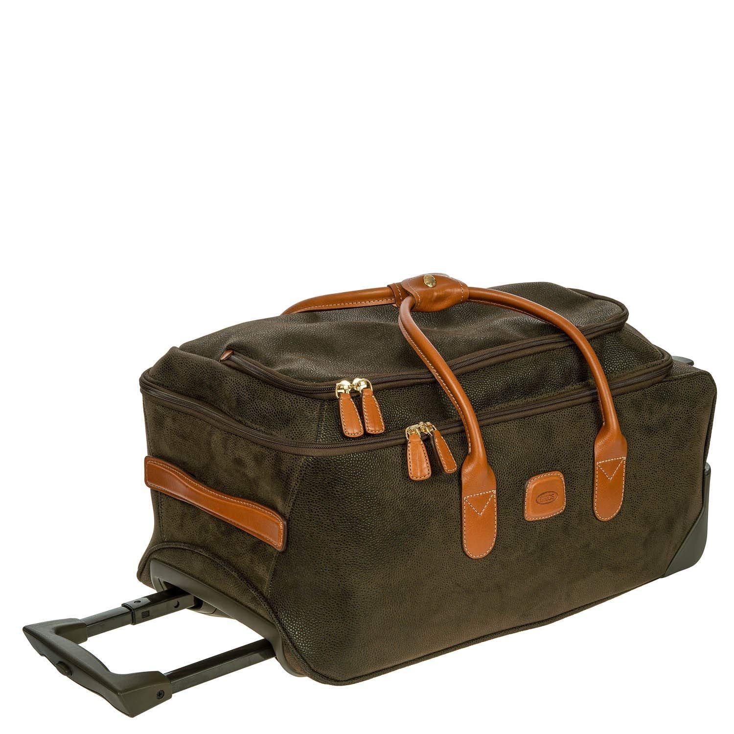 Bric's Life 21" Carry-On Rolling Duffle, Alternate, color, Olive