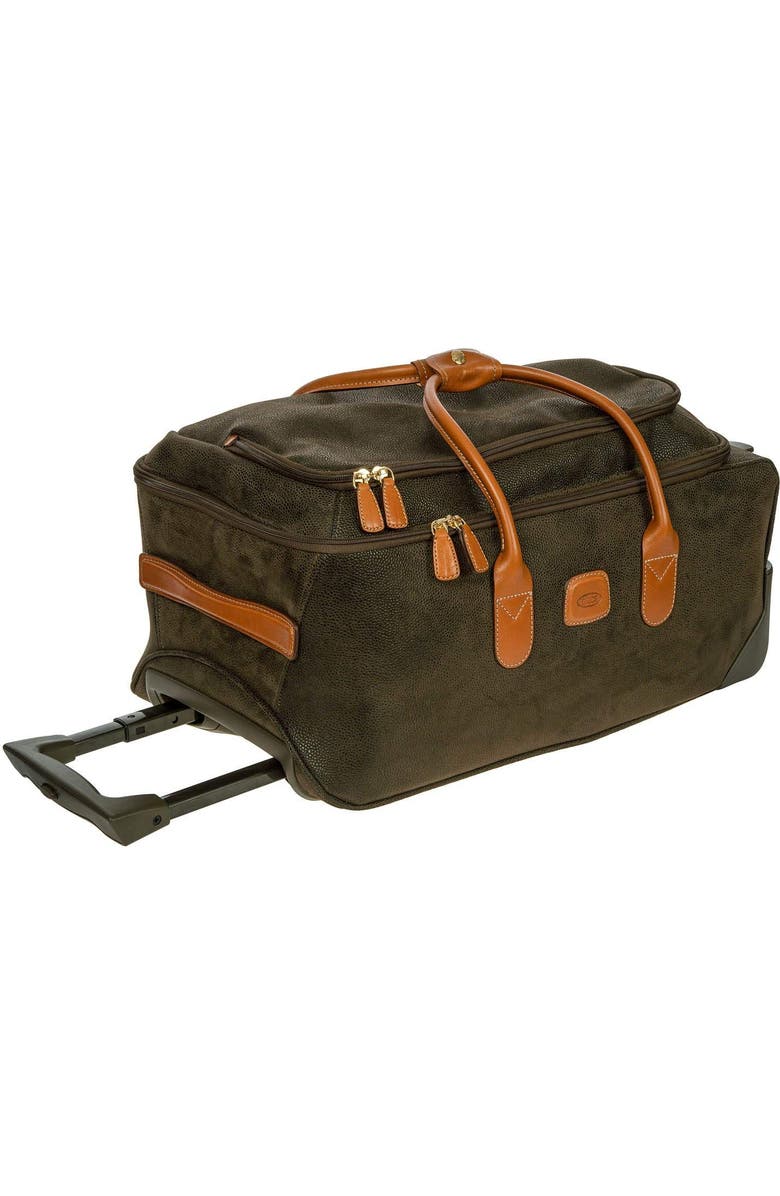Bric's Life 21" Carry-On Rolling Duffle, Alternate, color, Olive
