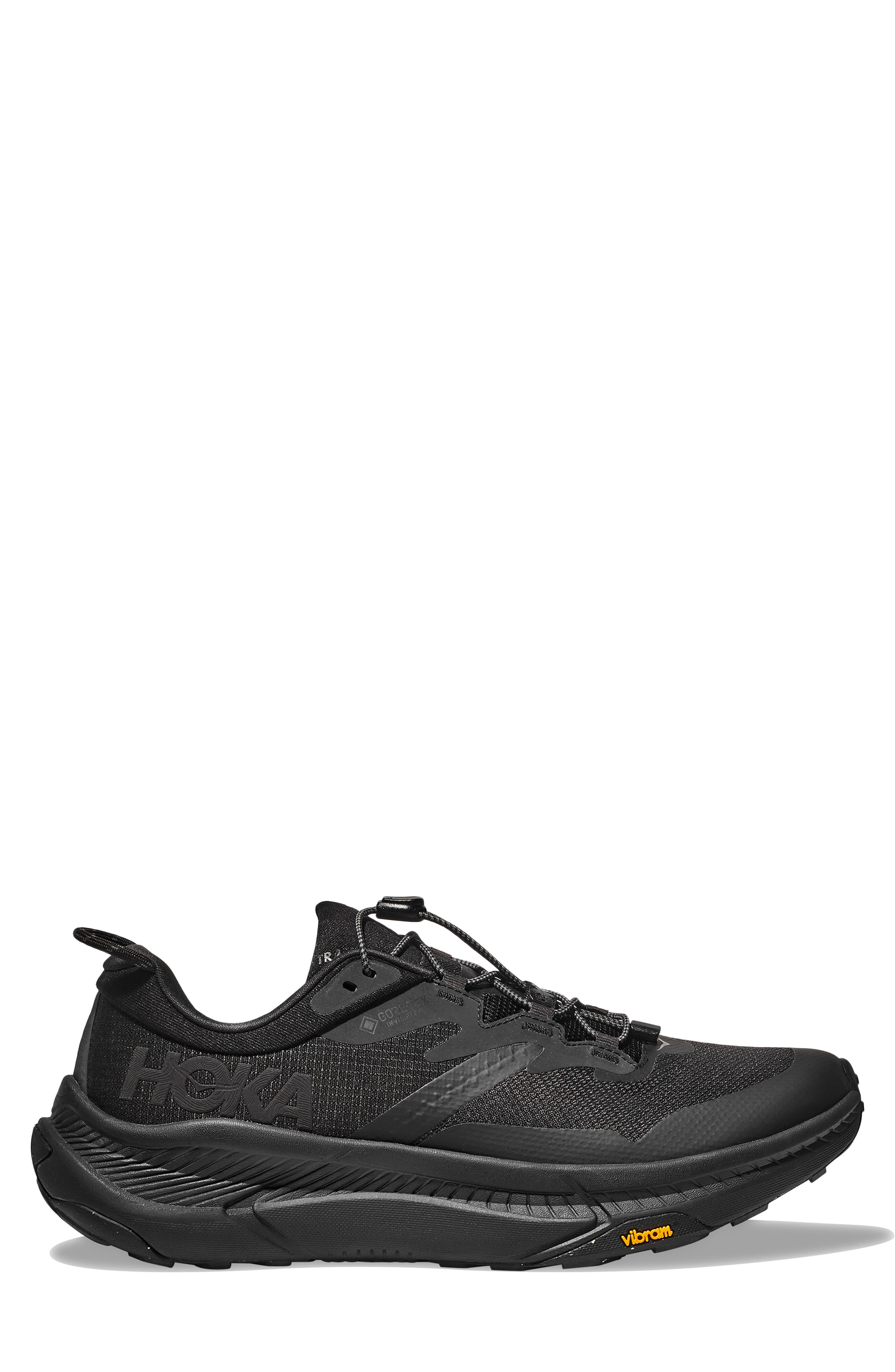 HOKA Transport Gore-Tex<sup>®</sup> Waterproof Shoe - Wide Width Available, Alternate, color, Black / Black
