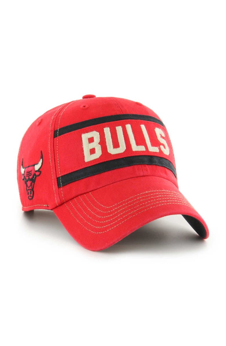 '47 Men's '47 Red Chicago Bulls Quick Snap Clean Up Adjustable Hat, Main, color, 