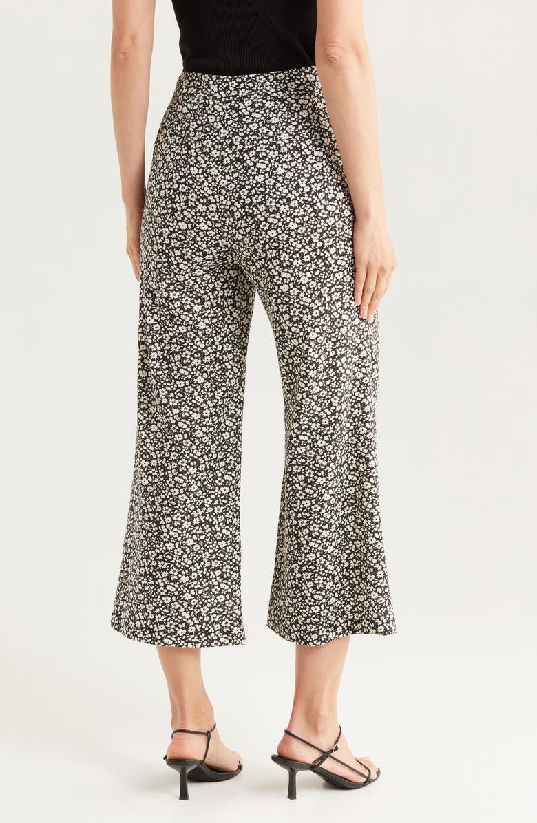 Derek Lam 10 Crosby Moad Wide Leg Pants, Alternate, color, Black/ White