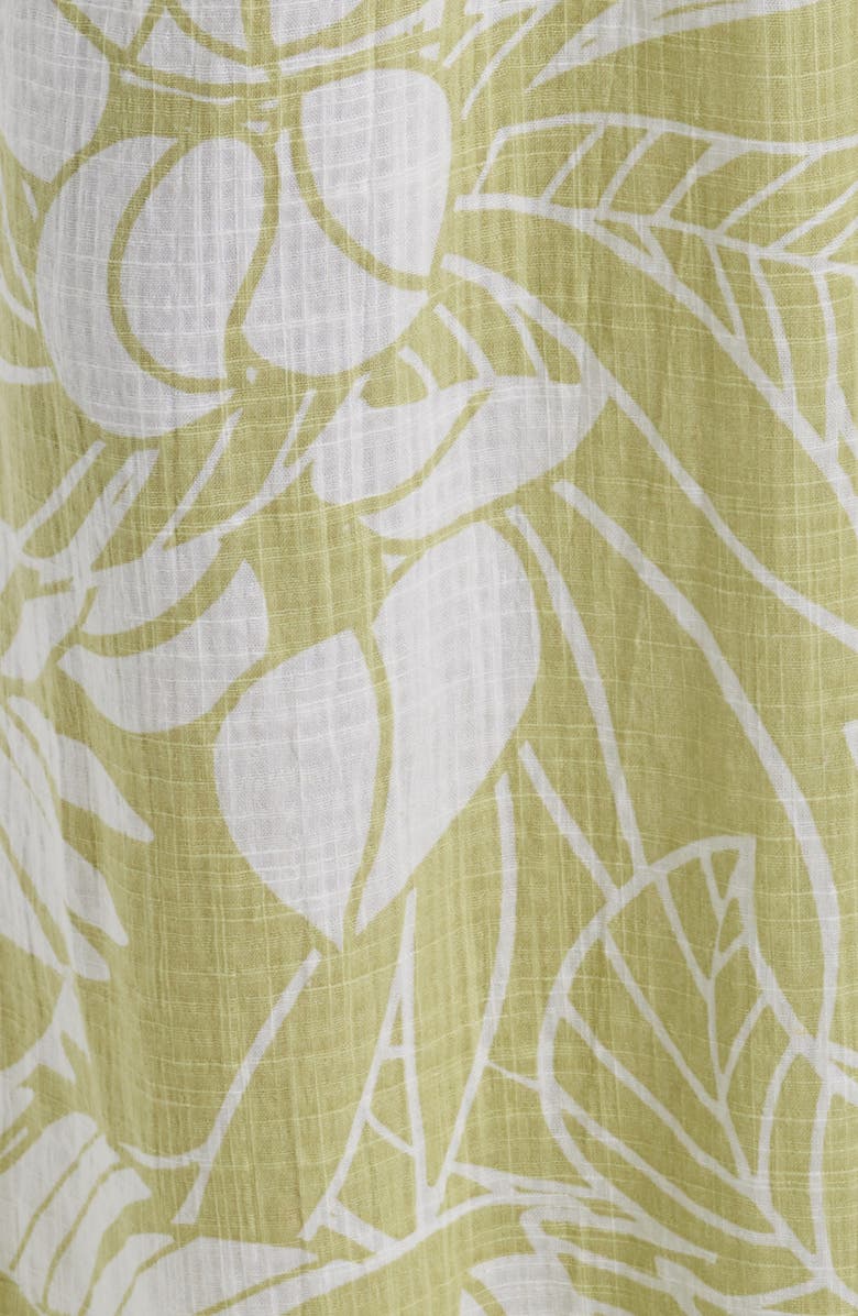 Rip Curl Cala Cadella Palm Print Jumpsuit, Alternate, color, Sage