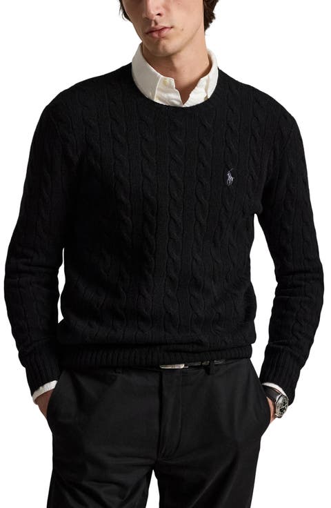 Wool & Cashmere Cable-Knit Sweater