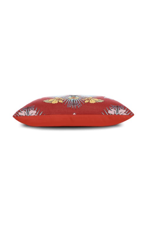 Elaine Smith Tropical Bee Lumbar Sunbrella Pillow