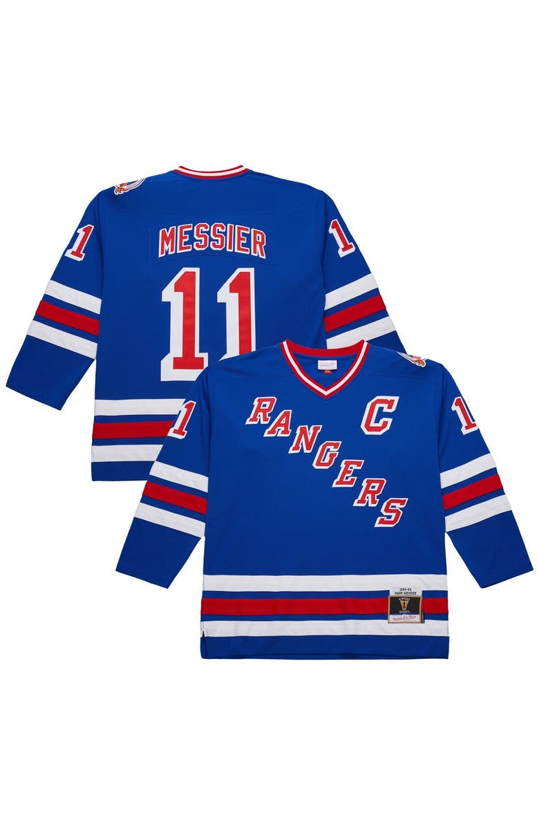 Mitchell & Ness Men's Mark Messier Royal New York Rangers 1993-94 Power Play Jersey, Main, color, Royal
