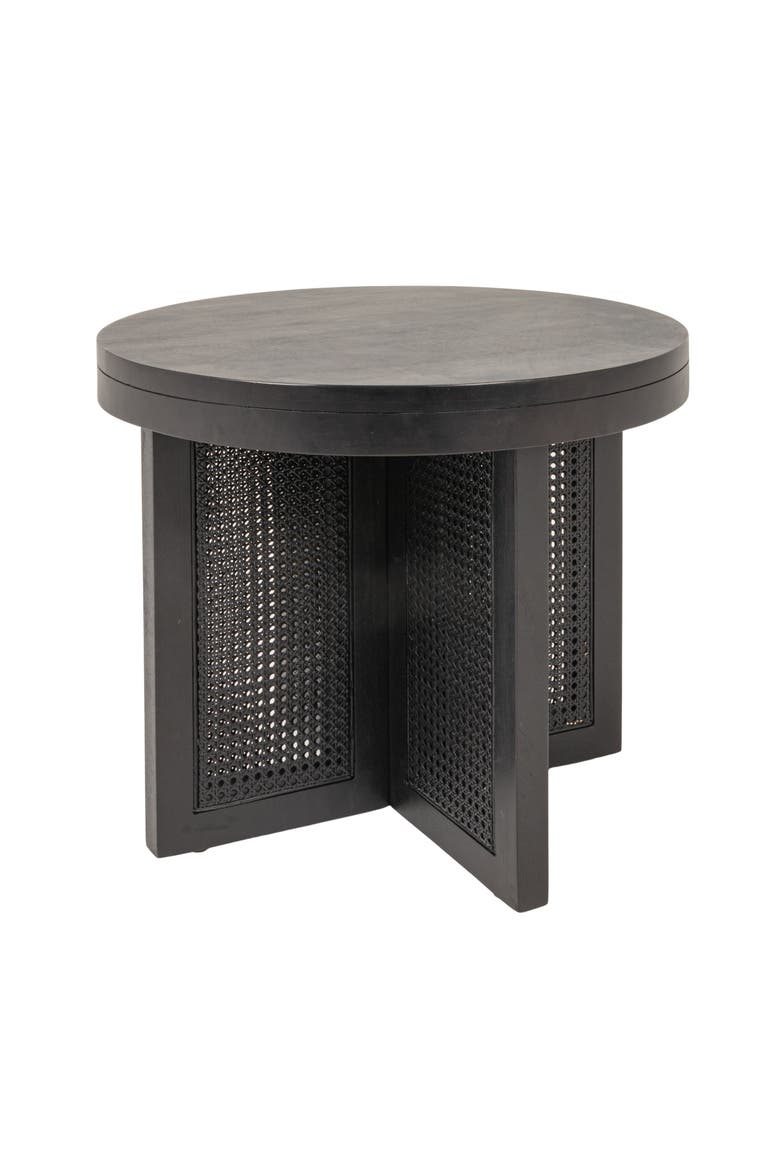 Round Side Table, Main, color, Black