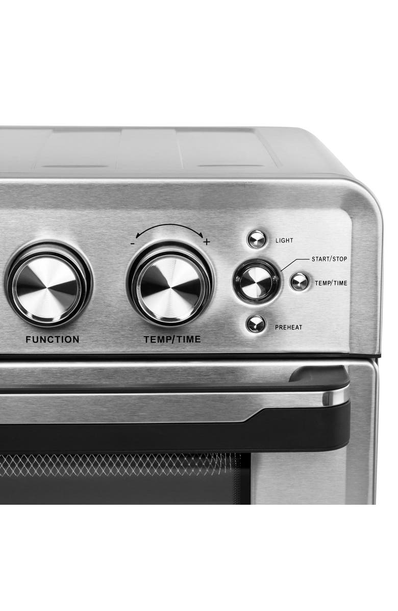 Megachef Multifunction Air Fryer Toaster Oven with 21 Presets, Alternate, color, Grey