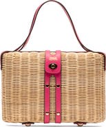 Frances Valentine The Holland Woven Wicker Satchel