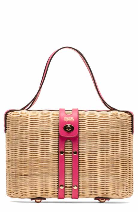 Frances Valentine The Holland Woven Wicker Satchel