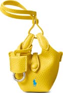 Polo Ralph Lauren Polo Play Pebble Leather Bag Charm