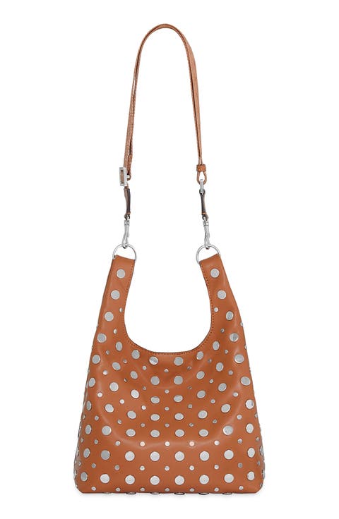 Ayla Stud Faux Leather Shopper Bag