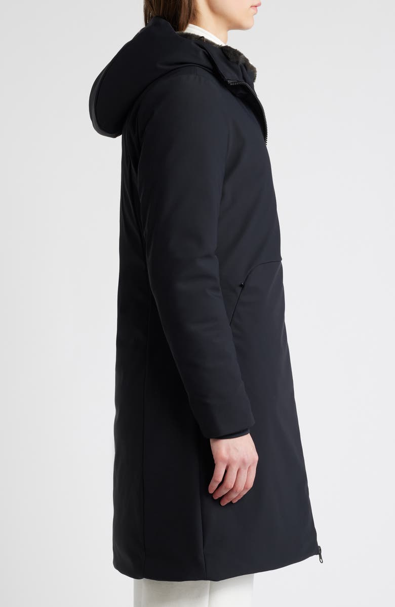 Save The Duck Junia Hooded Water Resistant Coat, Alternate, color, 