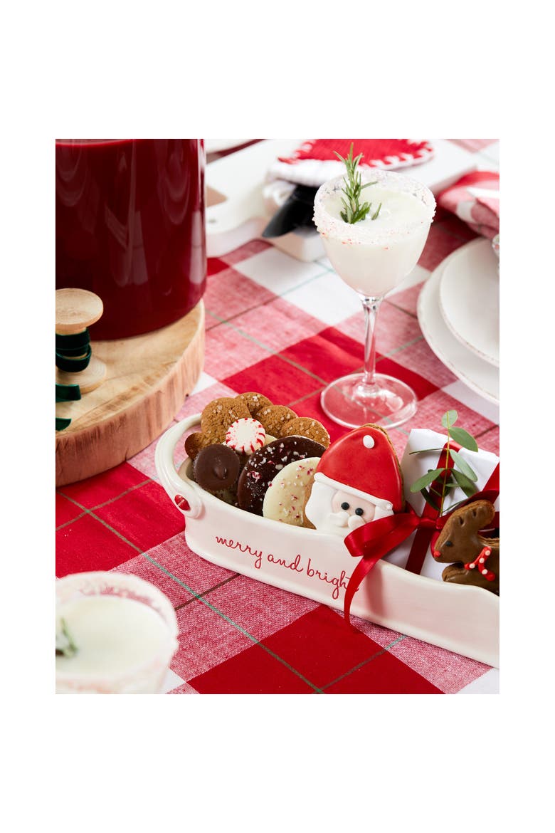 Linen Tablecloth - Very Merry Plaid, Alternate, color, Very Merry