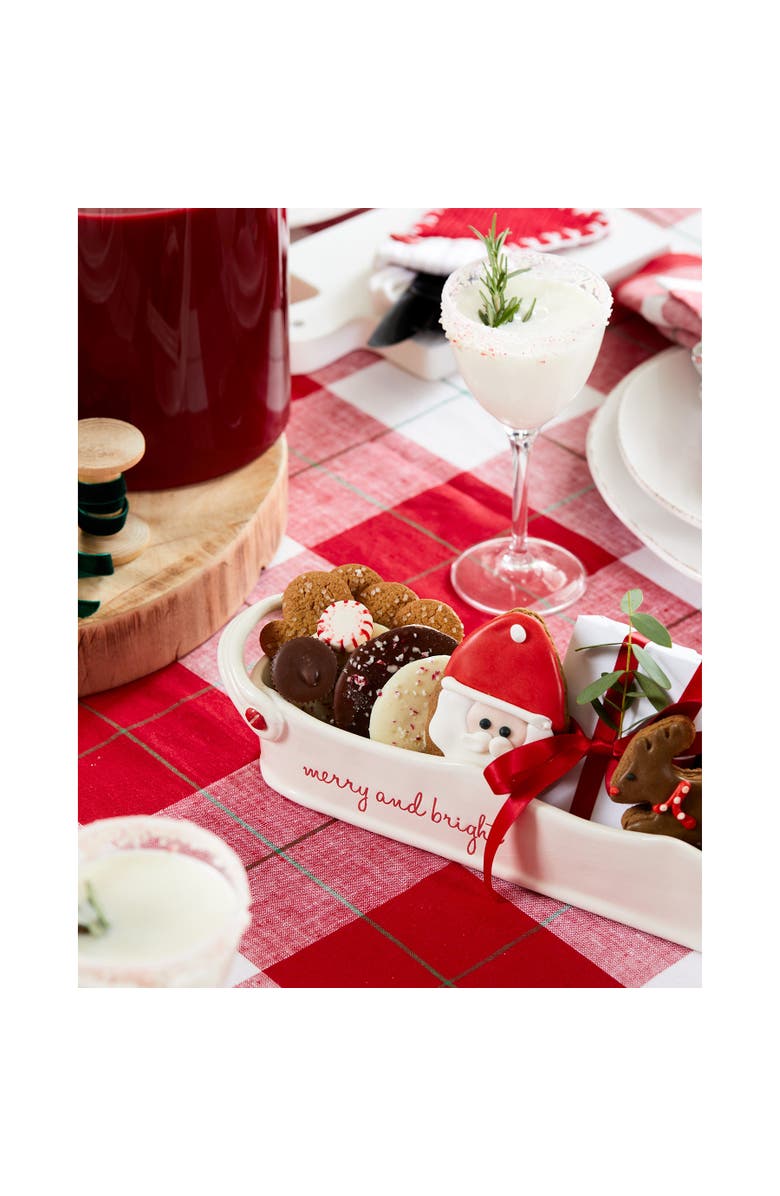 Solino Home Linen Tablecloth - Very Merry Plaid, Alternate, color, Very Merry