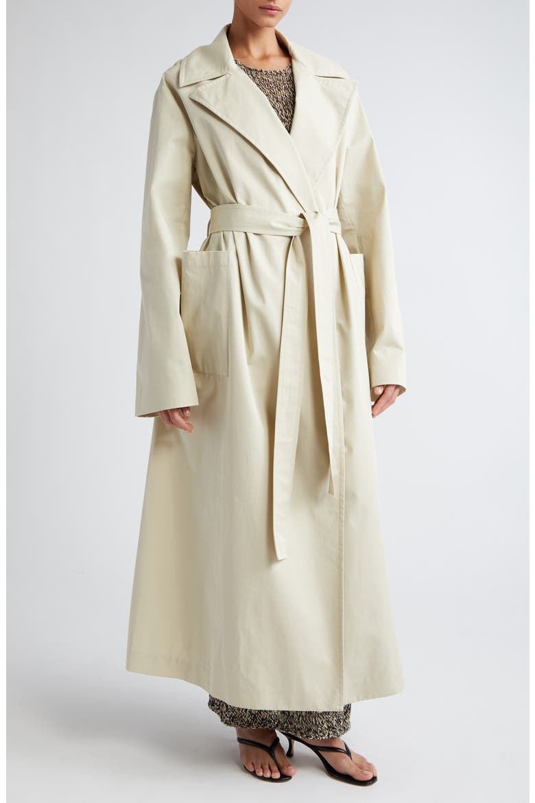 Water Repellent Cotton Trench Coat, Alternate, color, SAND
