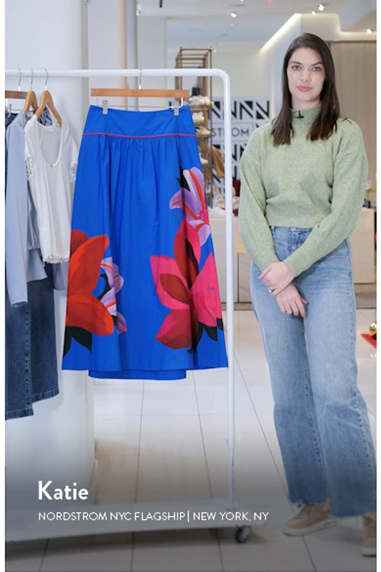 Amazonia Floral Maxi Skirt video
