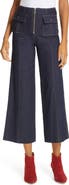 Cinq à Sept Azure Crop Wide Leg Jeans