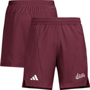adidas Men's adidas Maroon Mississippi State Bulldogs Program Woven Training Shorts