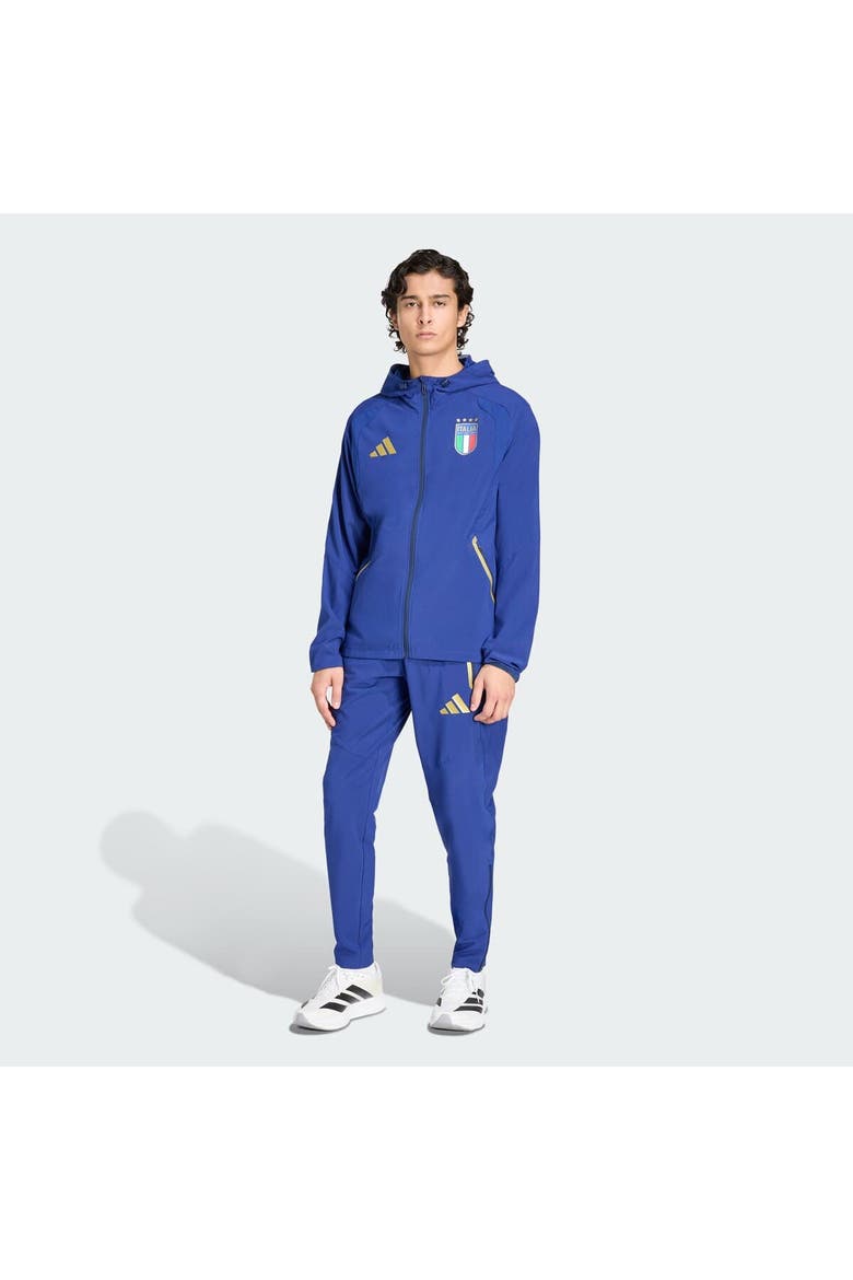 Men's adidas  Blue Italy National Team FIFA x World Cup 2026 Full-Zip Travel Windbreaker Jacket, Alternate, color, Blue
