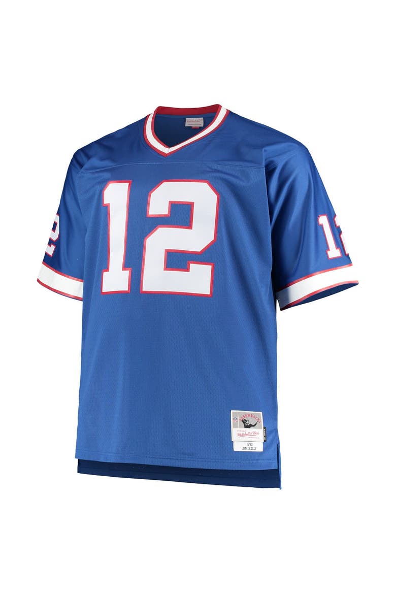 Men's Mitchell & Ness Jim Kelly Royal Buffalo Bills Big & Tall 1990 Retired Player Replica Jersey, Alternate, color, Royal