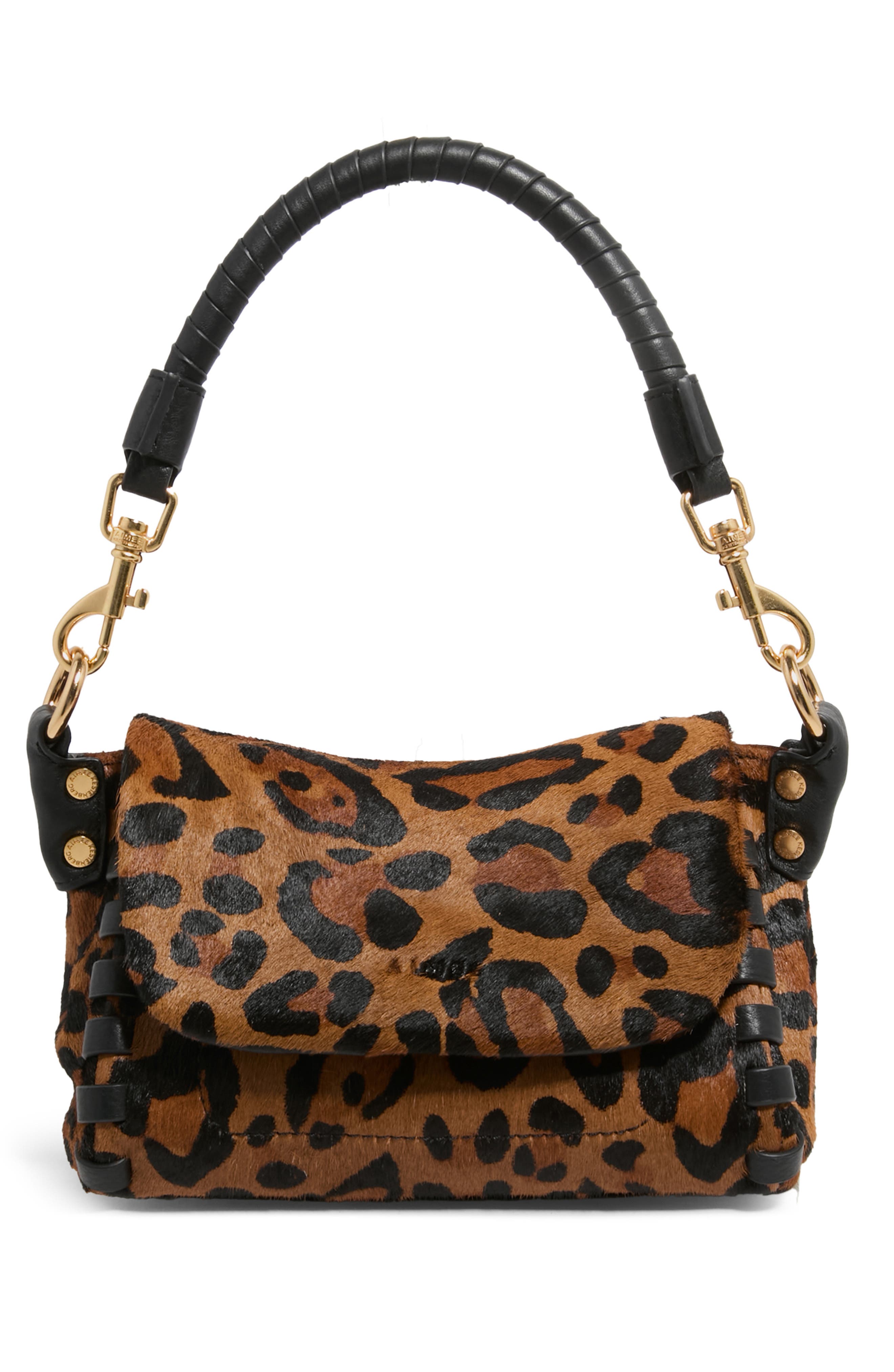 AIMEE Mini Zen Leather Crossbody Bag, Alternate, color, Wildcat Haircalf
