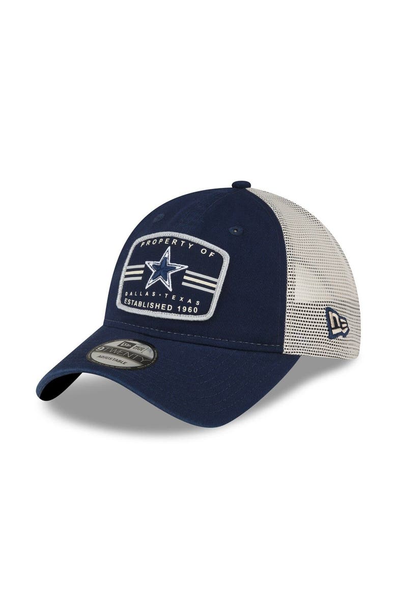 New Era Men's New Era Navy Dallas Cowboys Property Trucker 9TWENTY Adjustable Hat, Main, color, Navy