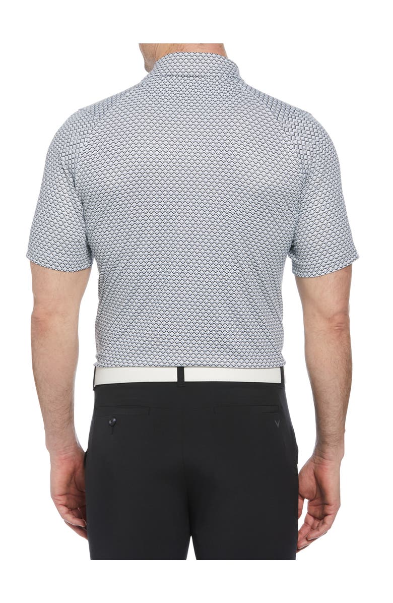 Callaway Big & Tall Gradient Chevron Print Polo Shirt, Alternate, color, 