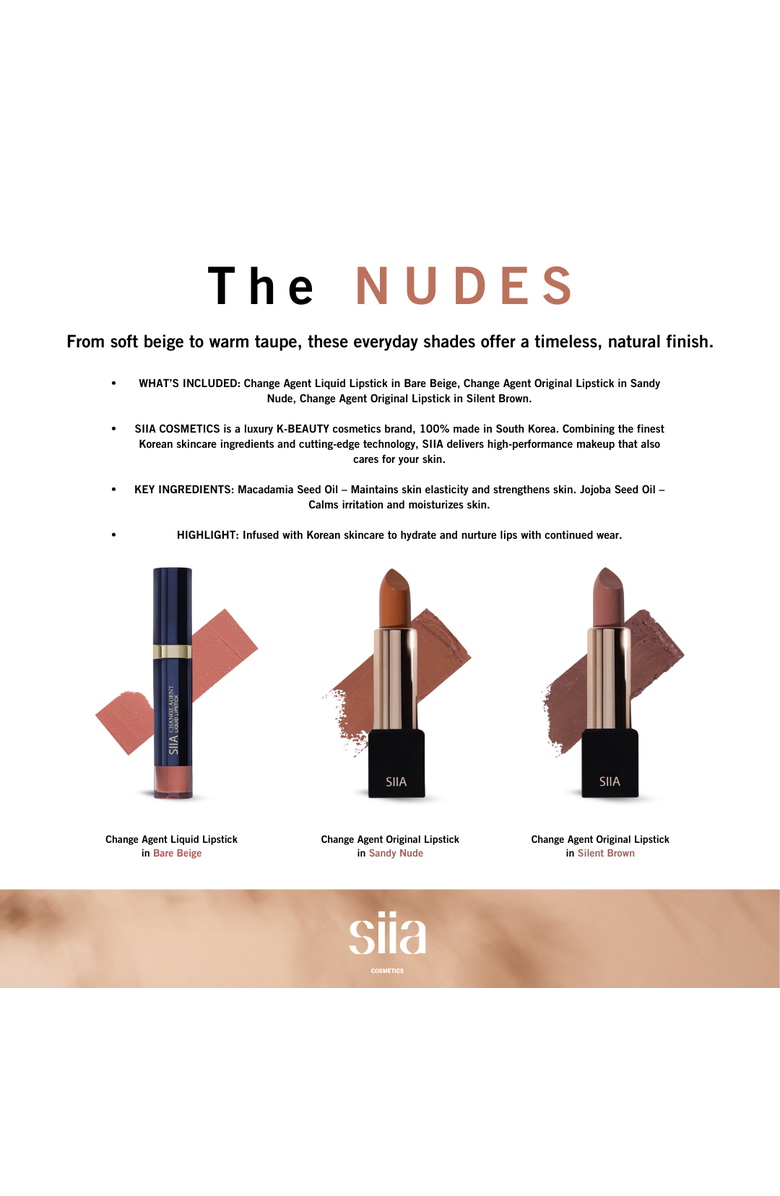 3-Pc. The Nudes Set