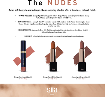 3-Pc. The Nudes Set