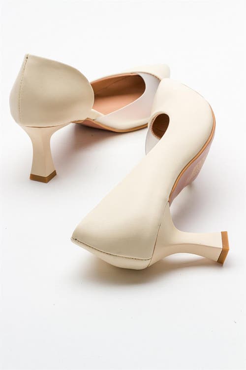 Prologue Shoes Vera Pointed Toe Pump In Sand