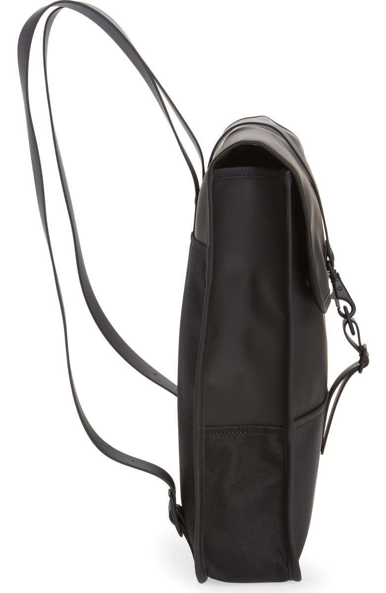 Rains Mini Waterproof Backpack, Alternate, color, Black