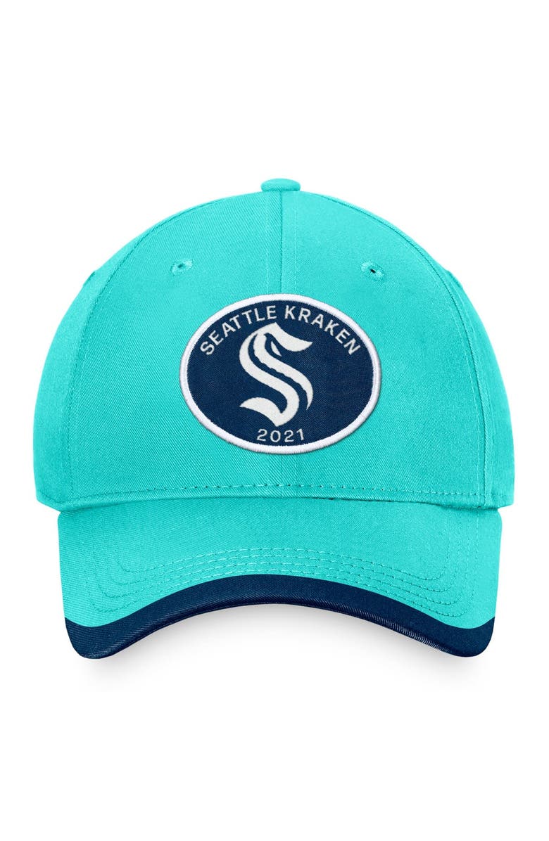 FANATICS Men's Fanatics Branded Light Blue Seattle Kraken Fundamental Adjustable Hat, Alternate, color, Light Blue