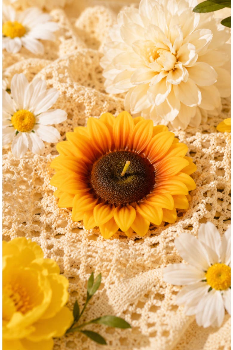 Sunflower Candle, Alternate, color, None