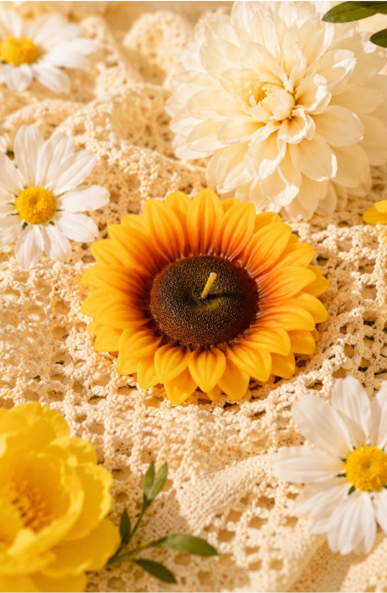 Southlake gifts Sunflower Candle, Alternate, color, NO COLOR