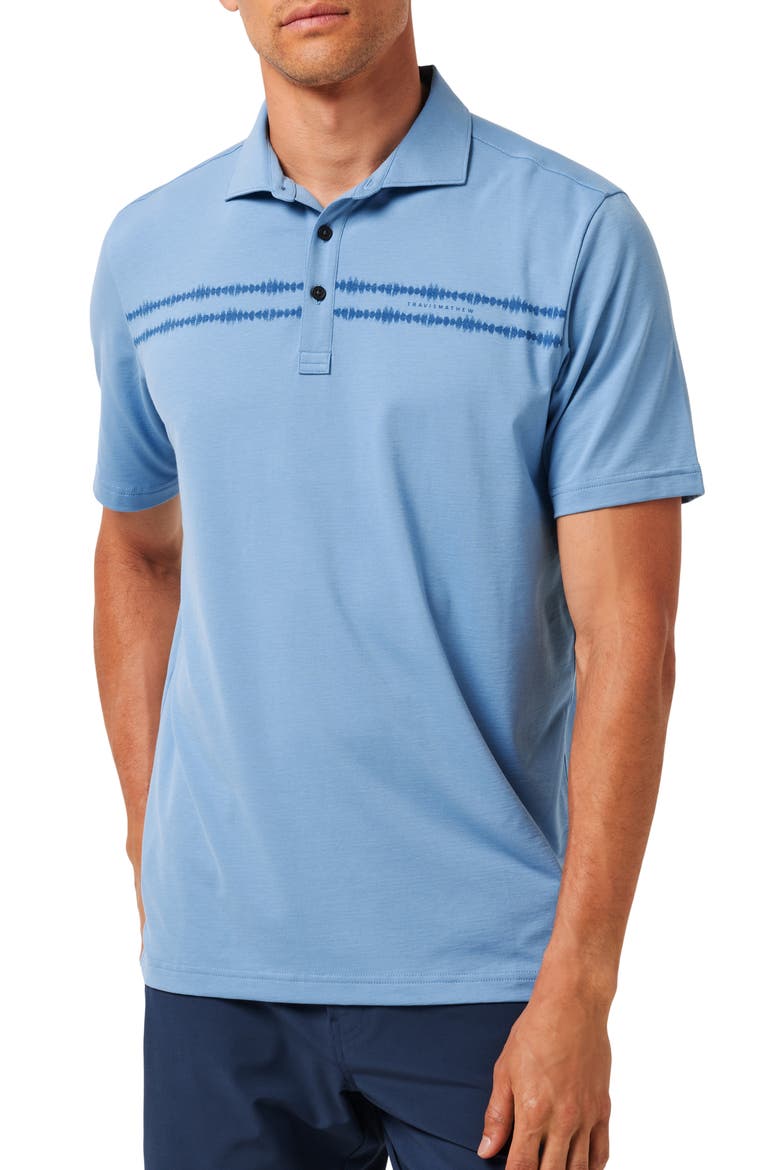 Sunbeam Chest Stripe Polo, Main, color, PACIFIC COAST