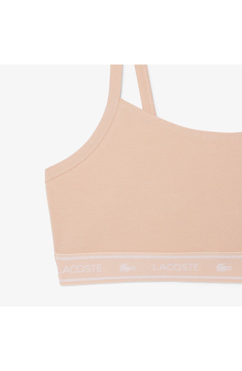 Lacoste Stretch Cotton Bralette, Alternate, color, Biscuit