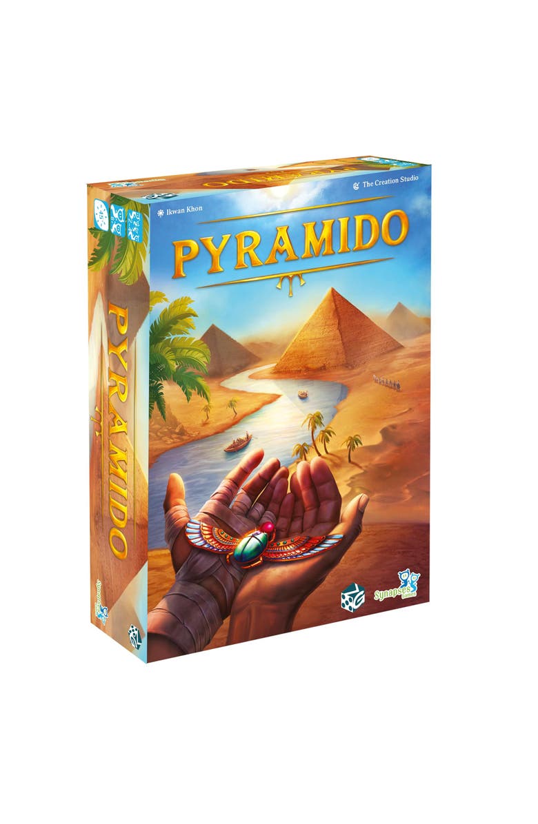 Synapses Games Pyramido Tile & Worker Placement Game, Main, color, Multicolored