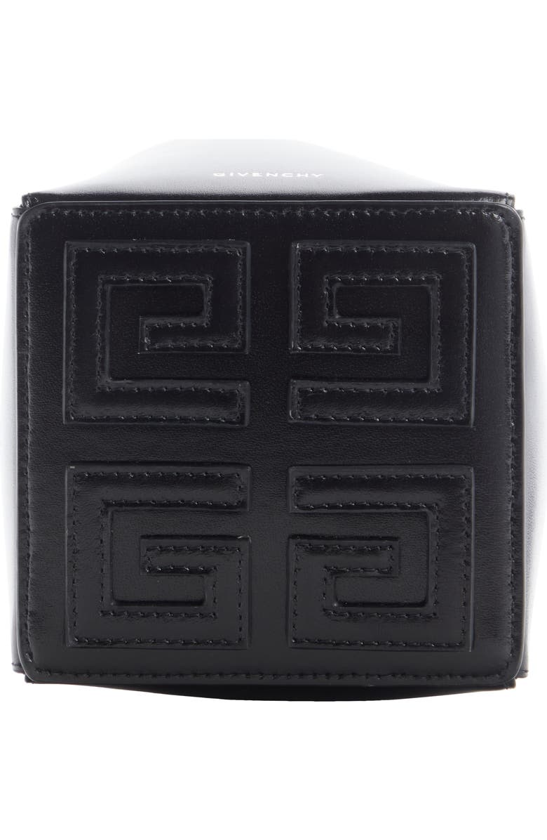 Givenchy Cut Out Leather Bucket Bag, Alternate, color,