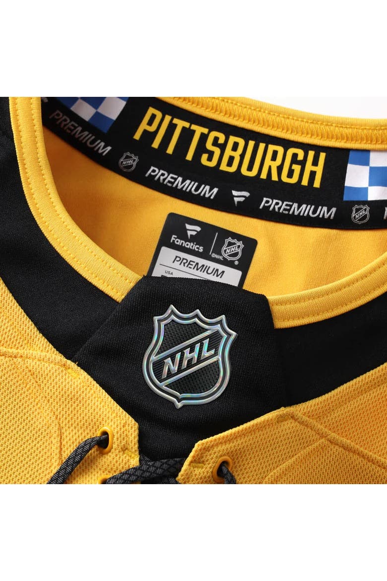 Men's Fanatics Evgeni Malkin Gold Pittsburgh Penguins Alternate Premium Player Jersey, Alternate, color, Gold